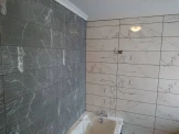Bathroom wall and floor tiling