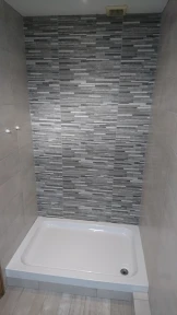 Bathroom wall tiling